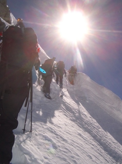 Day 6 5 topping out on the Plateau du Couloir